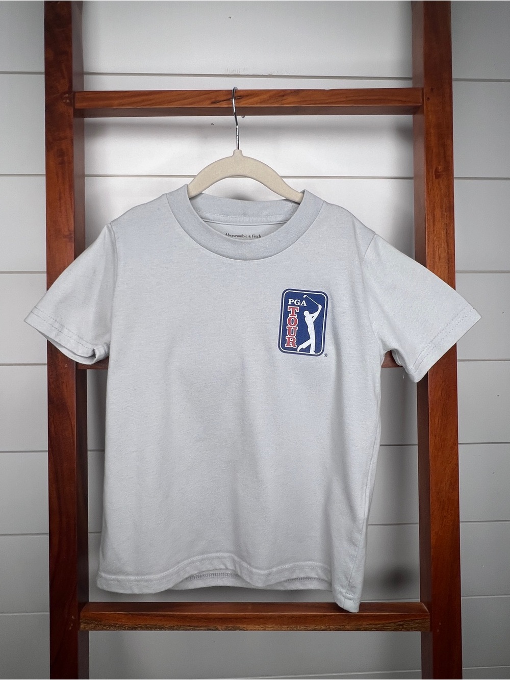 abercrombie kids Light Gray Short Sleeve PGA Tour Logo Tee